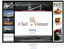 Tablet Screenshot of chefandvintner.com